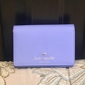 Kate Spade Periwinkle Wallet/ Card Case - New